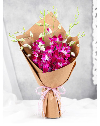 Purple Orchid Bouquet