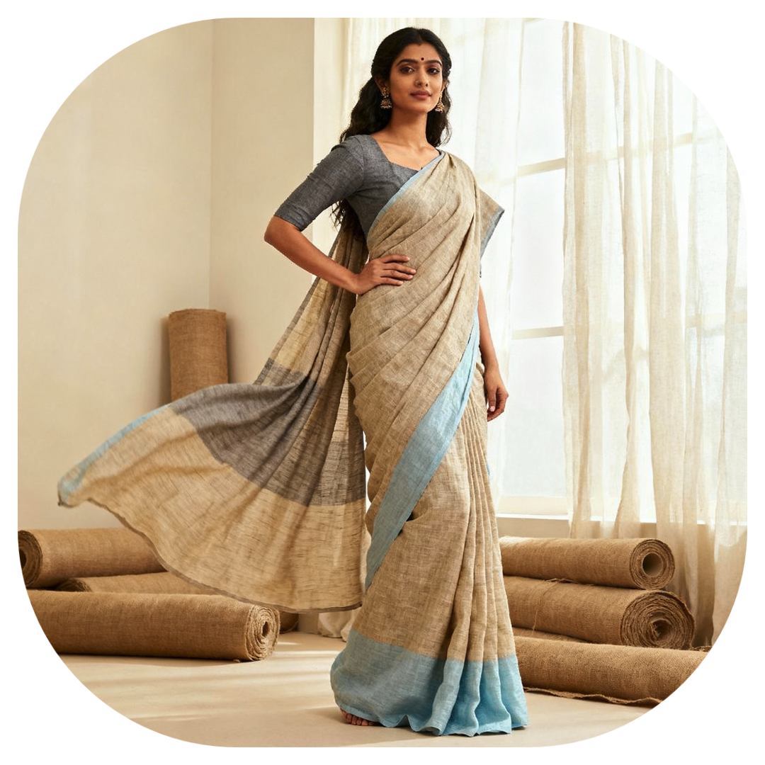 LINEN SAREES